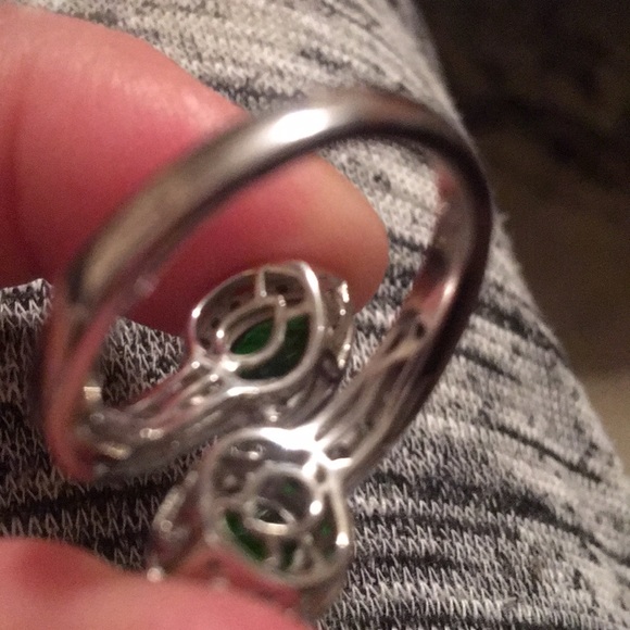 Ring Sterling silver 925with platinum plating - Picture 3 of 5